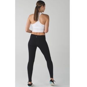 Lululemon Black Wunder Under Leggings 7/8 length